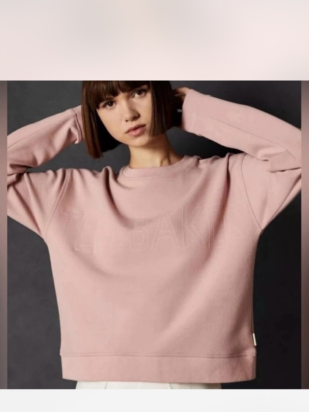 Ted Baker Dusty Pink Crewneck Sweatshirt
